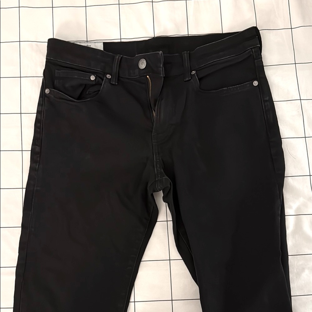 H&M straight fit Men's Black Jeans